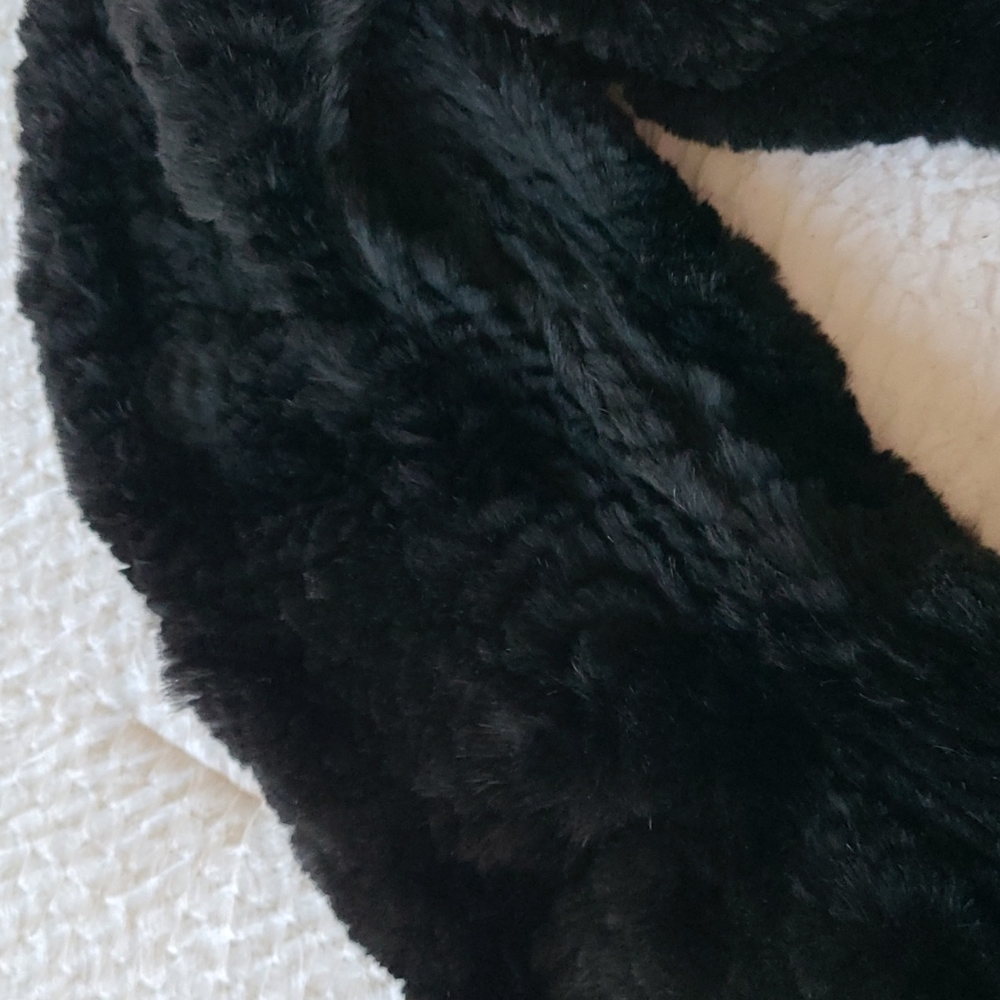 Rabit fur shawl